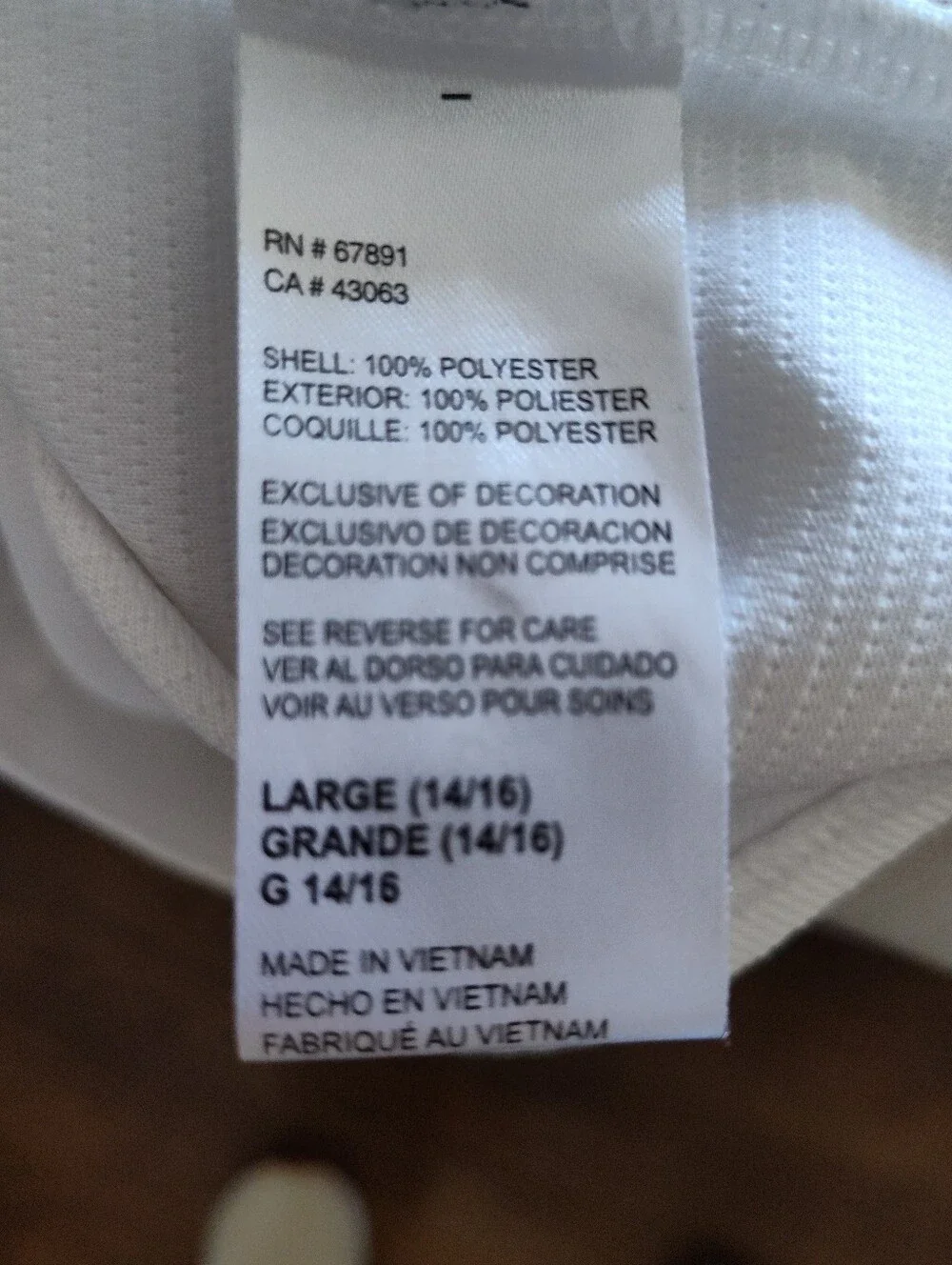 Los Angeles Dodgers White and Blue Button-Up Jersey Junior Size 14-16 - Picture 8 of 8